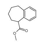 Benzosuberen-1-carbonsaeuremethylester Structure