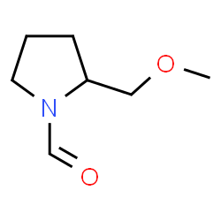 1-Pyrrolidinecarboxaldehyde, 2-(methoxymethyl)- (9CI)结构式