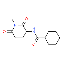 Cyclohexanecarboxamide, N-[(3R)-1-methyl-2,6-dioxo-3-piperidinyl]- (9CI)结构式