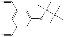 5-(tert-butyldimethylsilyloxy) isophthalaldehyde结构式