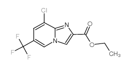 6-三氟甲基-8-氯咪唑并[1,2-a]吡啶-2-甲酸乙酯图片