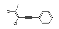 1,1,2-Trichlor-4-phenyl-1-buten-3-in结构式