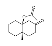 [(4aS,8aS)-8a-methyl-6-oxo-2,3,4,5,7,8-hexahydro-1H-naphthalen-4a-yl] acetate结构式