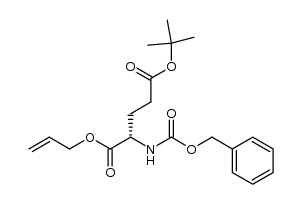 (S)-1-allyl 5-tert-butyl 2-(((benzyloxy)carbonyl)amino)pentanedioate Structure