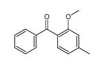 2-methoxy-4-methyl-benzophenone Structure