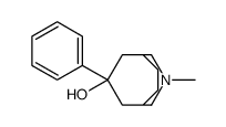8-methyl-10-phenyl-8-azabicyclo[4.3.1]decan-10-ol结构式