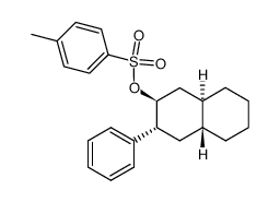 3(e)-Phenyl-trans-decalin-2(e)-tosylat Structure