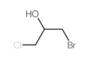 1-bromo-3-chloropropan-2-ol structure