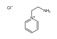 2-pyridin-1-ium-1-ylethanamine,chloride Structure