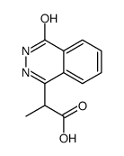 2-(4-Hydroxy-1-phthalazinyl)propanoic acid Structure