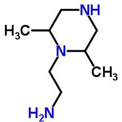 1-Piperazine ethanamine,2,6-dimethyl-(9CI)结构式