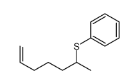 hept-6-en-2-ylsulfanylbenzene Structure