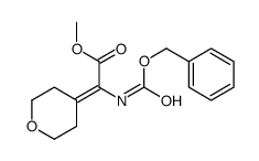 methyl 2-(oxan-4-ylidene)-2-(phenylmethoxycarbonylamino)acetate Structure