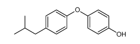 4-[4-(2-methylpropyl)phenoxy]phenol结构式