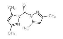 bis(3,5-dimethylpyrazol-1-yl)methanone Structure