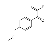 2-Propen-1-one, 2-fluoro-1-[4-(methoxymethyl)phenyl]- (9CI)结构式