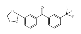 3-(1,3-DIOXOLAN-2-YL)-3'-TRIFLUOROMETHYLBENZOPHENONE structure