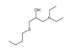 1-butylsulfanyl-3-(diethylamino)propan-2-ol Structure