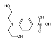 [4-[bis(2-hydroxyethyl)amino]phenyl]arsonic acid结构式