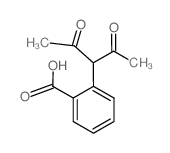 3-(2-羧基苯基)戊烷-2,4-二酮结构式