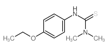 3-(4-ethoxyphenyl)-1,1-dimethyl-thiourea structure