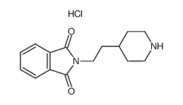 4-(2-phthalimidoethyl)piperidine hydrochloride结构式