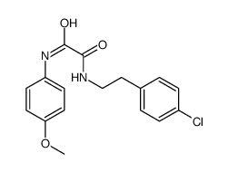 N-[2-(4-chlorophenyl)ethyl]-N'-(4-methoxyphenyl)oxamide结构式