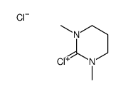 2-chloro-1,3-dimethyl-5,6-dihydro-4H-pyrimidin-1-ium,chloride结构式