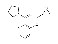 [3-(oxiran-2-ylmethoxy)pyridin-2-yl]-pyrrolidin-1-ylmethanone Structure