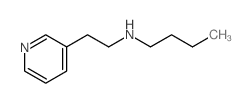 N-(2-pyridin-3-ylethyl)butan-1-amine结构式