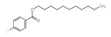 undecyl 4-chlorobenzoate结构式