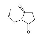 1-(methylsulfanylmethyl)pyrrolidine-2,5-dione结构式