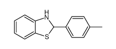 2-p-tolyl-2,3-dihydro-benzothiazole结构式