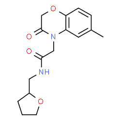 4H-1,4-Benzoxazine-4-acetamide,2,3-dihydro-6-methyl-3-oxo-N-[(tetrahydro-2-furanyl)methyl]-(9CI)结构式