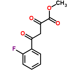 Methyl 4-(2-fluorophenyl)-2,4-dioxobutanoate structure