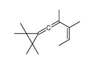 3-(2,3-dimethylpenta-1,3-dienylidene)-1,1,2,2-tetramethylcyclopropane结构式
