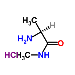 (S)-2-Amino-N-methylpropanamide hydrochloride structure
