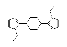 1-ethyl-2-[4-(1-ethylpyrrol-2-yl)cyclohexyl]pyrrole结构式