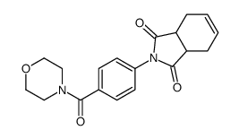 2-[4-(morpholine-4-carbonyl)phenyl]-3a,4,7,7a-tetrahydroisoindole-1,3-dione Structure