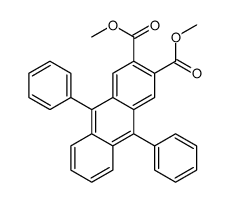 dimethyl 9,10-diphenylanthracene-2,3-dicarboxylate Structure