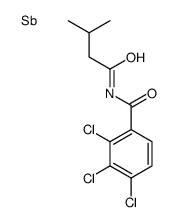 antimony,2,3,4-trichloro-N-(3-methylbutanoyl)benzamide结构式