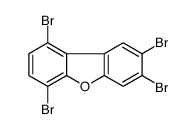 1,4,7,8-tetrabromodibenzofuran Structure
