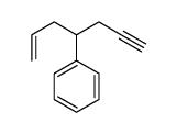 hept-1-en-6-yn-4-ylbenzene Structure