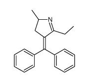 4-benzhydrylidene-5-ethyl-2-methyl-2,3-dihydropyrrole Structure