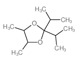 4,5-dimethyl-2,2-dipropan-2-yl-1,3-dioxolane结构式
