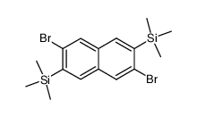 2,6-dibromo-3,7-bis(trimethylsilyl)naphthalene Structure