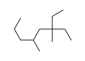 3-ethyl-3,5-dimethyloctane Structure