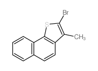 Naphtho[1,2-b]thiophene, 2-bromo-3-methyl-结构式