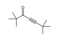 2,2,6,6-tetramethylhept-4-yn-3-one Structure