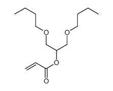 1,3-dibutoxypropan-2-yl prop-2-enoate Structure